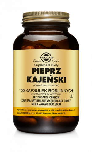 Solgar Pieprz Kajeński (100 kaps.)