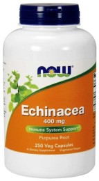 NOW Foods Echinacea – Jeżówka purpurowa 400 mg (250  kap)
