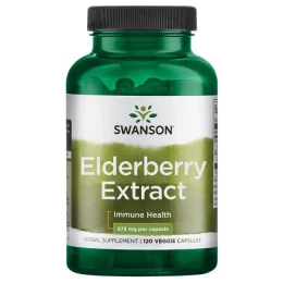 Swanson Czarny Bez ekstrakt  575 mg - (120 kap)