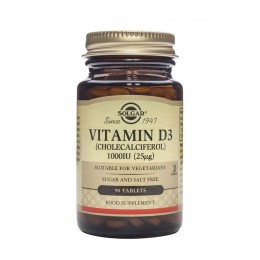 Solgar Witamina D3 1000 IU 25 µg  (90 tab)