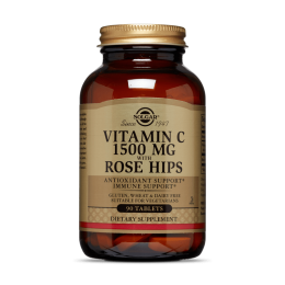 Solgar Witamina C z dziką różą 1500mg (90 tab)