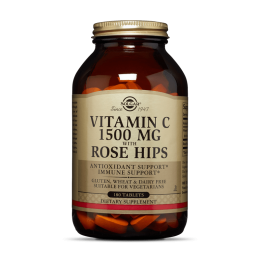 Solgar Witamina C z dziką różą 1500mg (180 tab)