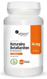 Aliness Naturalny Beta Karoten 14mg  (100 tab)