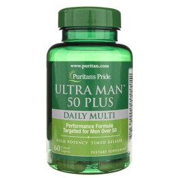 Puritan's Pride Ultra Man 50 Plus Multiwitamina  (60 tab)