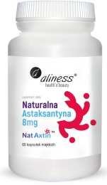 Aliness Naturalna Astaksantyna Nat Axtin 8mg  (60 kap)