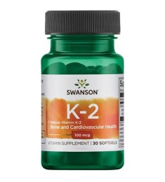 Swanson Witamina K2 MK-7 100mcg - (30 kap)