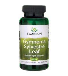 Swanson Gymnema Sylvestre 400mg - (100 kap)