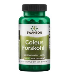 Swanson Coleus Forskohlii (Pokrzywa Indyjska) 400mg - (60 kap)