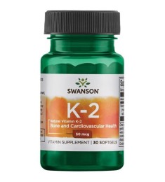 Swanson Witamina K2 MK-7 Naturalna 50mcg - (30 kap)