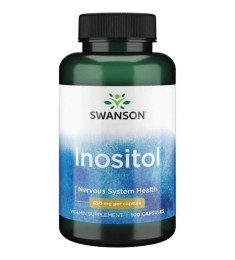 Swanson Inozytol 650mg - (100 kap)