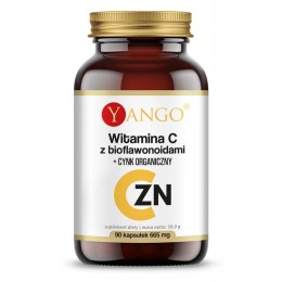 YANGO Witamina C z bioflawonoidami + CYNK ORGANICZNY  (90 kap)