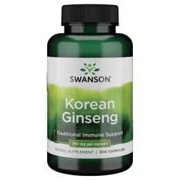 Swanson Ginseng - Żeń-Szeń 250mg (300 kap)