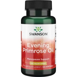 Swanson Olej z wiesiołka (EPO - Evening Primrose Oil) 500mg - (100 kap)