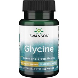 Swanson AjiPure Glicyna 500mg - (60 kap)