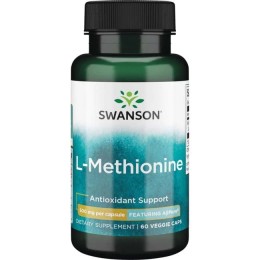 Swanson AjiPure L-Metionina 500mg - (60 kap)