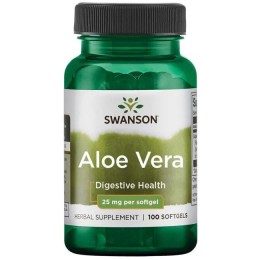 Swanson Aloe Vera 25mg - (100 kap)