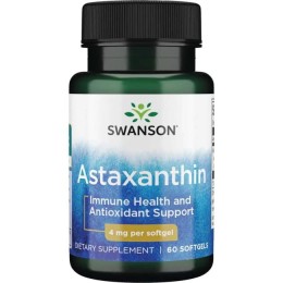 Swanson Astaksantyna (Astaxanthin) 4mg - (60 kap)