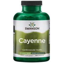 Swanson Cayenne (pieprz) 450mg - (300 kap)