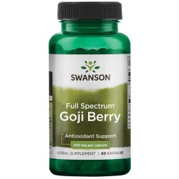 Swanson Full Spectrum Goji  Berry 500mg - (60 kap)
