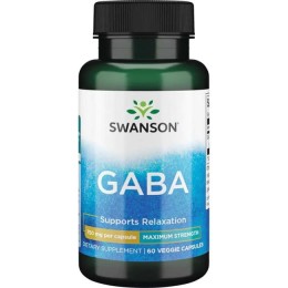 Swanson GABA Forte 750mg - (60 kap)