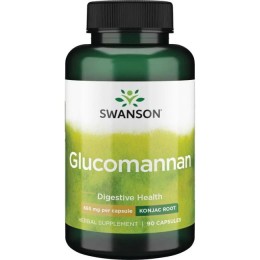 Swanson Glucomannan Glukoman (Błonnik / Konjac) - 665mg (90 kap)