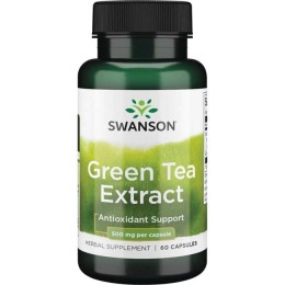 Swanson Green Tea Extract (zielona herbata) 500mg - (60 kaps.)