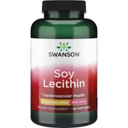 Swanson Lecytyna (Lecithin) 1200mg - (90 kap) 