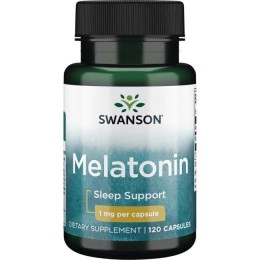 Swanson Melatonina - 1000mcg (1mg) - (120 kap)
