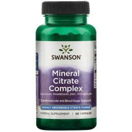 Swanson Multi Mineral Citrate (Cytryniany) - (60 kap)
