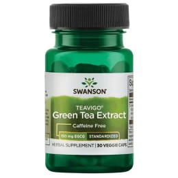Swanson Teavigo extract z zielonej herbaty - (30 kap)