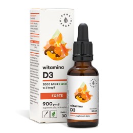 Aura Herbals Witamina D3 Forte (2000IU x900) - krople (30ml)