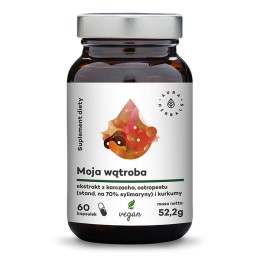 Aura Herbals  Moja Wątroba - karczoch ostropest  kurkuma  (60kap)