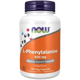 Now Foods L-Phenylalanine ( fenyloalanina) 500 mg - (120 kap)