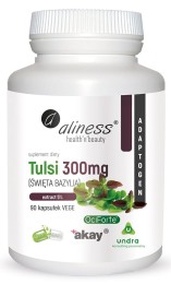 Aliness Tulsi (Święta bazylia) extract 5% 300mg ( 90 kap)