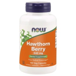 Now Foods Hawthorn Berry  Owoc głogu 540 mg (100 kap)