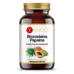 YANGO Bromelaina i papaina (90 kap)