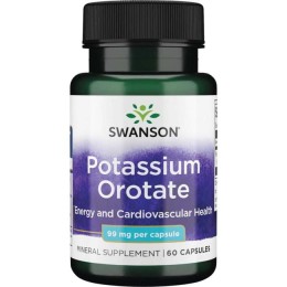 Swanson Potassium Orotate 99mg (60 kap)