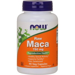 Now Foods Maca 750 mg Raw (90 kap)