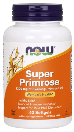 NOW Foods Super Primrose - olej z wiesiołka - 1300mg (60 kap)