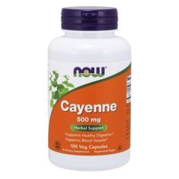 Now Foods Pieprz Cayenne 500 mg (100 kap)