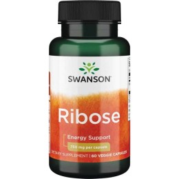 Swanson Ribose 750mg (60 kap) ryboza