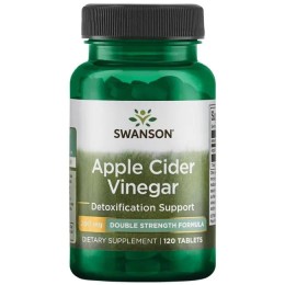 Swanson Apple Cider Vinegar - Double Strength 200mg (120tab)