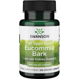 Swanson Full Spectrum Eucommia Bark 400mg (60kap)