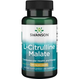 Swanson L-Citrulline Malate - Jabłczan cytruliny 750mg (60kap)