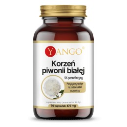 YANGO Korzeń piwonii białej - 5% peonifloryny  (90 kap)