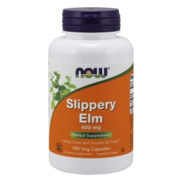 Now Foods Slippery Elm (Wiąz czerwony) 400mg (100 kap)