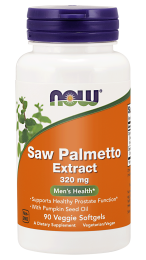 Now Foods Saw Palmetto ekstrakt 320 mg  (90 kap)