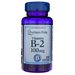 Puritan's Pride Witamina B2 (Ryboflawina) 100 mg  (100 tab)