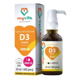 MyVita Witamina D3 4000IU MAX  krople (30ml)