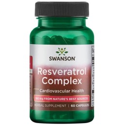 Swanson Resveratrol Complex Resweratrol 180mg (60kap)